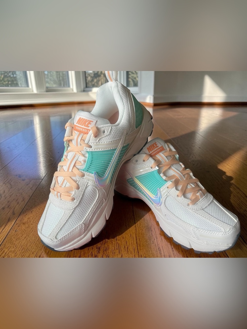 Nike Vomero 5 Kids Size 5.5Y  Orange/Turquoise/Marrakesh NEW Will Fit Sz 7 Women